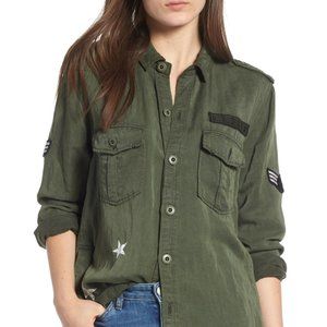 Gently Used Rails Kato Military Button Up Shirt Sm